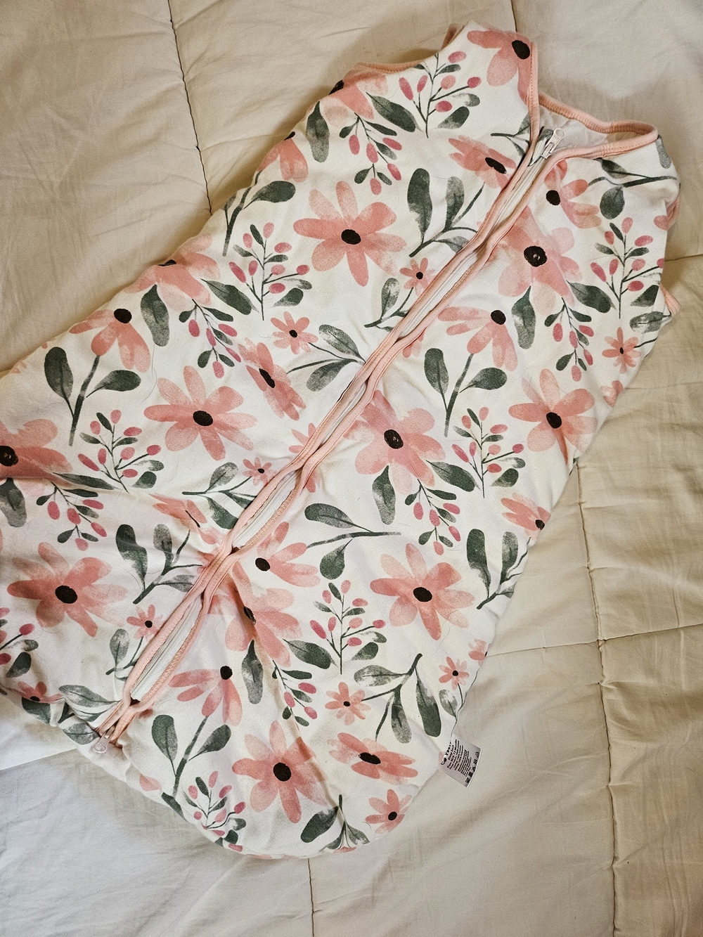 Amazon Kids Floral Pink Green Sleep Sack